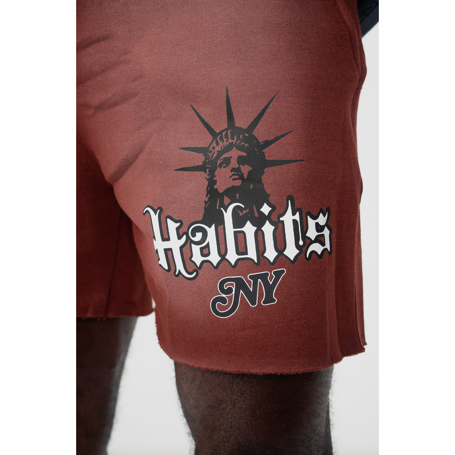 LIMITED EDITION: Revitalized Empire State Acid Wash Shorts Brown