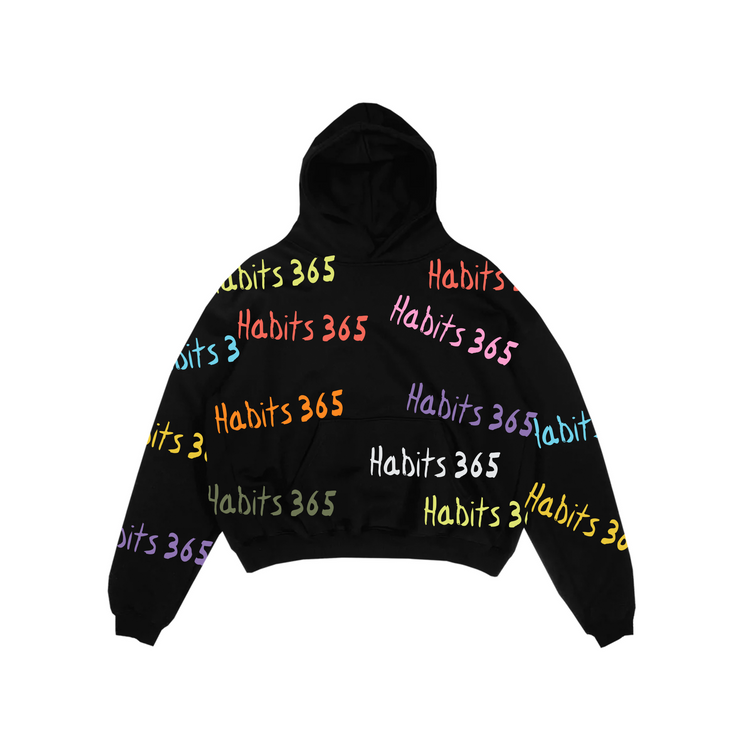 LIMITED EDITION: Coloring Book Hoodie Black